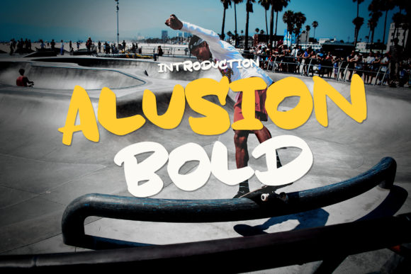 Alusion Bold: A Modern Display Font for Web Design