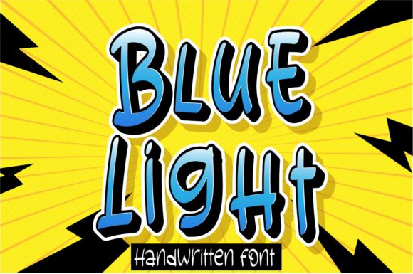 Blue Light: A Cool Display Font for Modern Branding