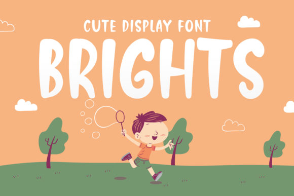 Brights: A Friendly Display Font for Small Business Branding