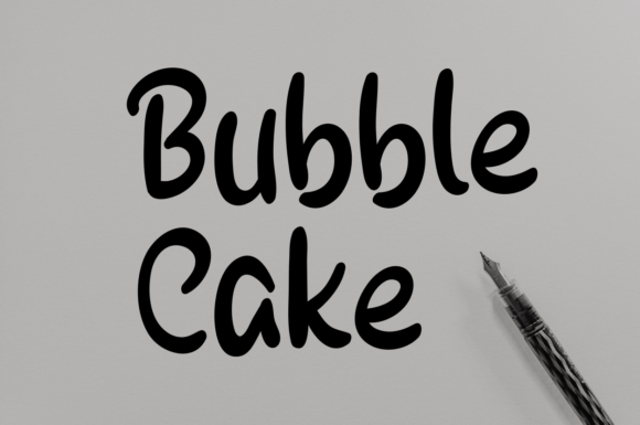 Bubble Cake: A Playful Display Font for Campaigns