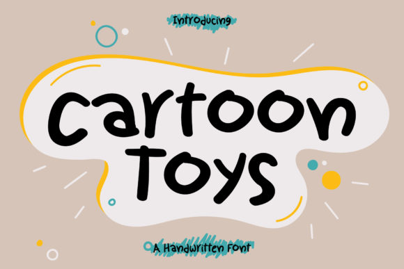 Cartoon Toys: A Playful Display Font for Your Brand