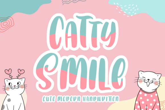 Catty Smile: A Joyful Display Font for Campaigns