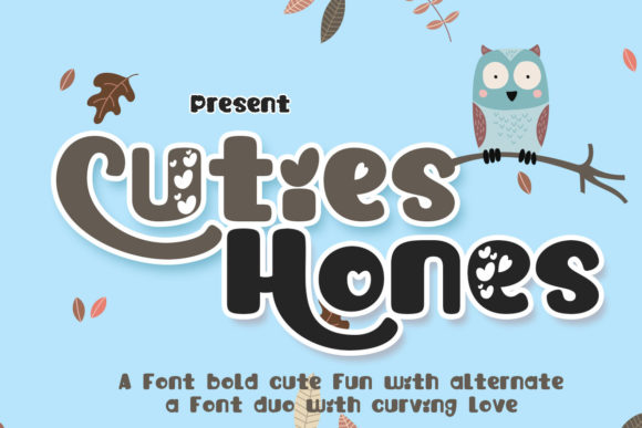 Cuties Hones: A Whimsical Display Font for Marketers