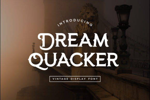 Dream Quacker: A Bold Display Font for Campaigns