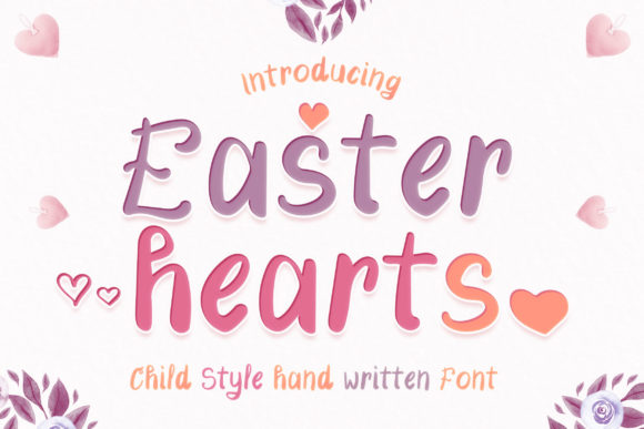 Easter Hearts: A Playful Display Font for Campaigns