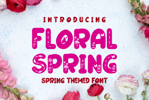 Floral Spring: A Bold Display Font for Your Brand