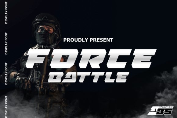 Force Battle: A Bold Display Font for Your Brand