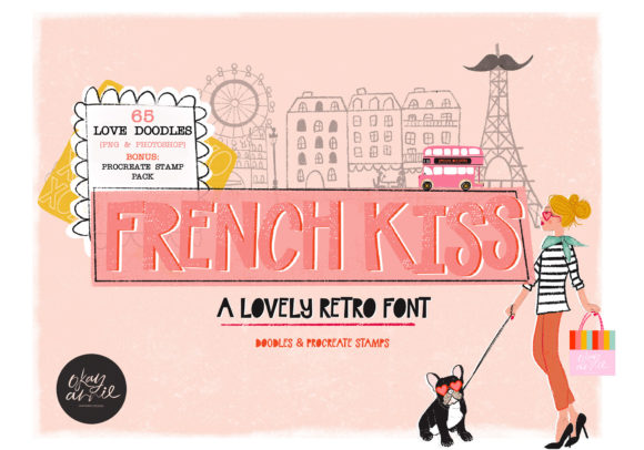 French Kiss: A Retro Display Font Review for Branding