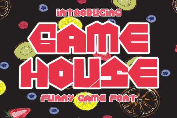 Game House: A Bold Display Font for Campaigns