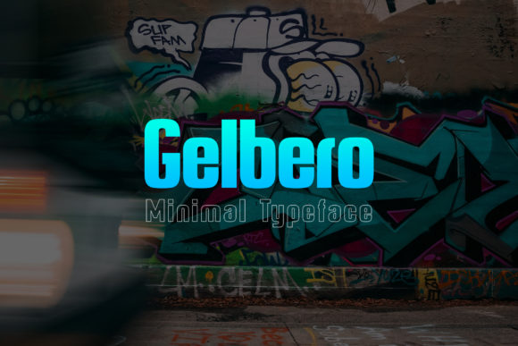 Gelbero: A Clean Display Font for Professional Branding