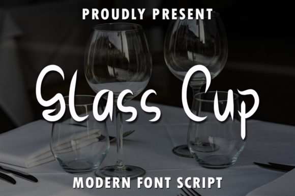 Glass Cup: A Unique Display Font for Editorial Design