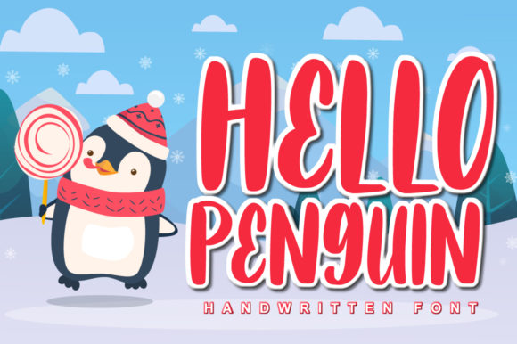 Hello Penguin: A Quirky Display Font for Web Design