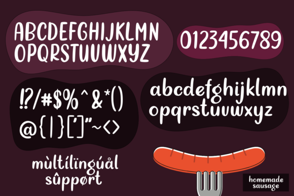 Homemade Sausage: A Review of This Unique Display Font