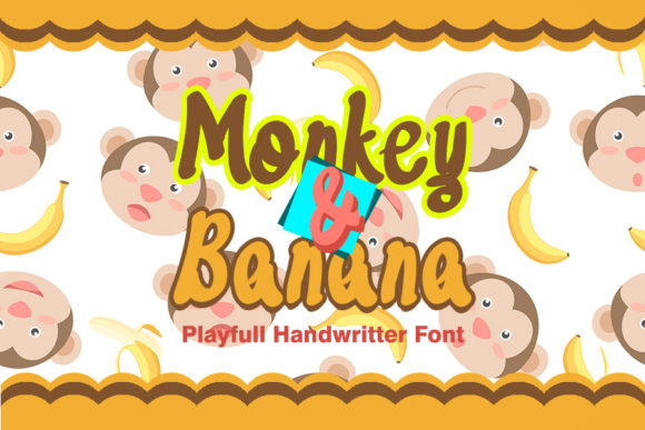 Monkey and Banana: A Quirky Display Font for Makers