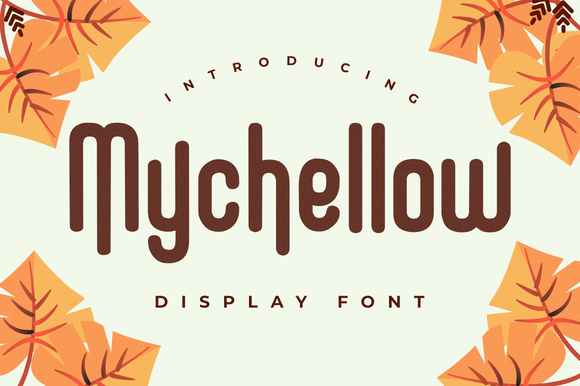 Mychellow: A Retro Display Font for Editorial Design
