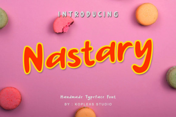 Nastary: A Cute Display Font for Campaigns