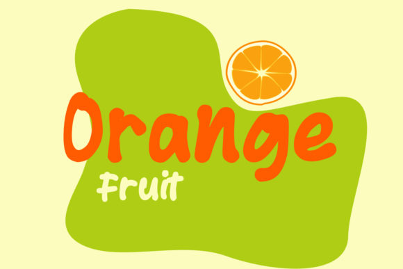 Orange Fruit: A Playful Display Font for Editors