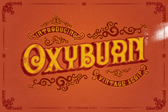 Oxyburn: A Bold Display Font for Modern Web Design