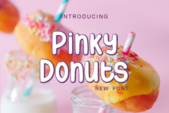 Pinky Donuts: A Sweet Display Font for Branding