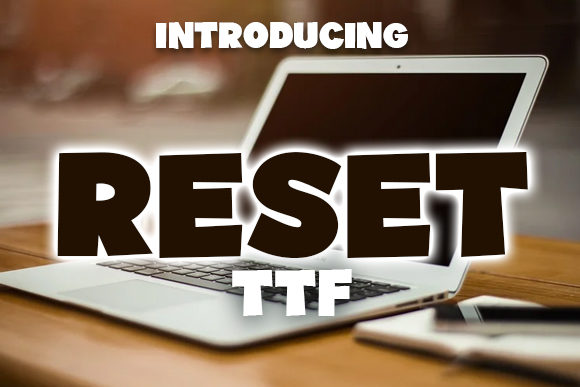 Reset: The Bold Display Font for Marketers