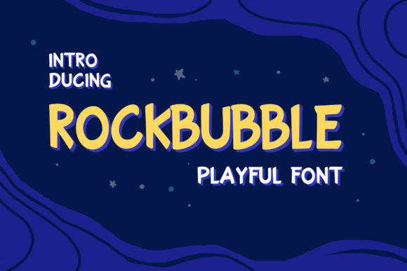 Rockbubble: A Playful Display Font for Editorial Design