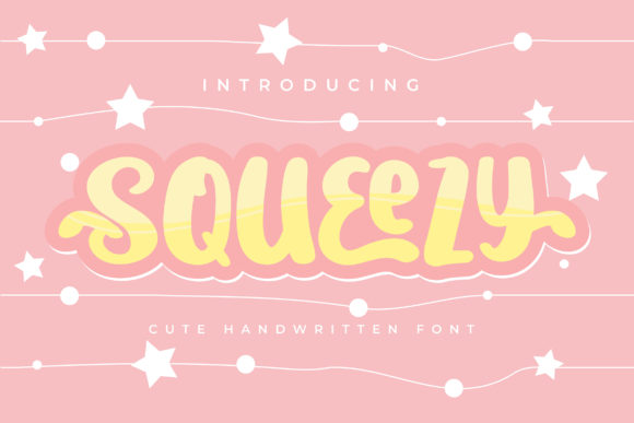 Squeezy: A Fun Display Font for Web Design