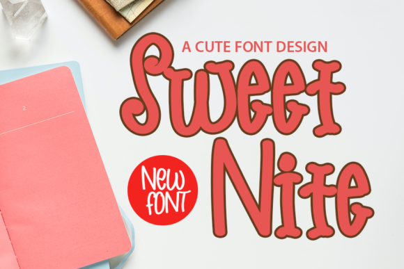 Sweet Nite: A Quirky Display Font for Joyful Branding