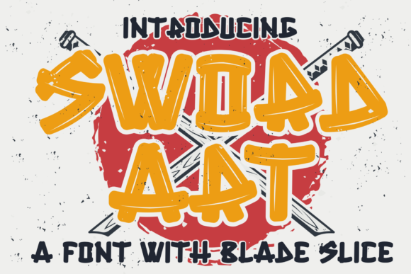 Sword Art: A Quirky Display Font for Web Design