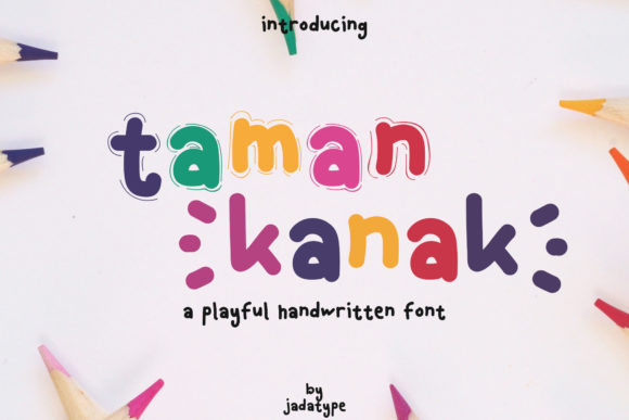 Taman Kanak: A Friendly Display Font for Web Design