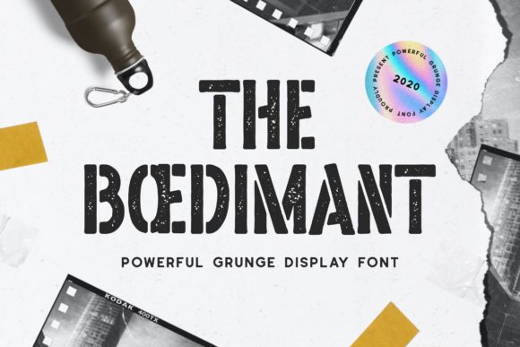The Boedimant: A Vintage Display Font for Editors