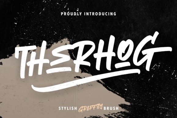 Therhog: A Stylish Display Font for Your Brand
