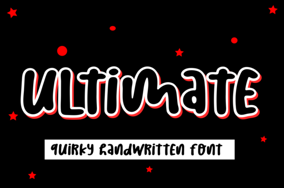 Ultimate: A Friendly Display Font for Editorial Design
