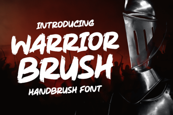 Warrior Brush: A Bold Display Font for Editorial Impact